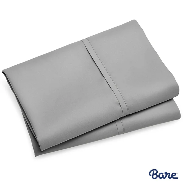 Premium 1800 Series Ultra-Soft Microfiber Pillowcase by Bare Home Light Grey - Size: Standard