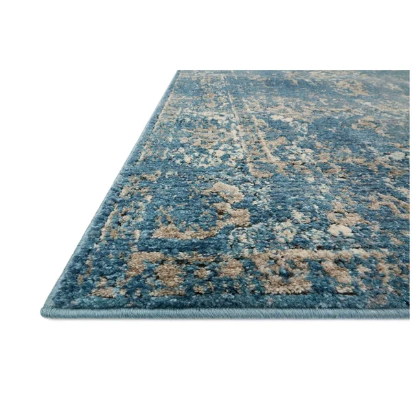 Loloi Millennium MV-05 3&7x22 x 5&7x22 Blue - Taupe Rug