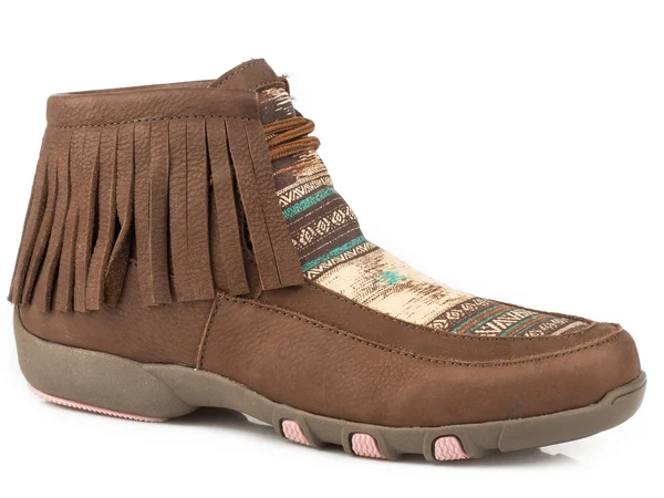 Roper Casual Shoes Womens Santa Fe 09-021-1781-2071 BR Brown