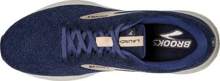 Brooks Launch 7 9, Navy/Cobblestone/Grey (Men's)