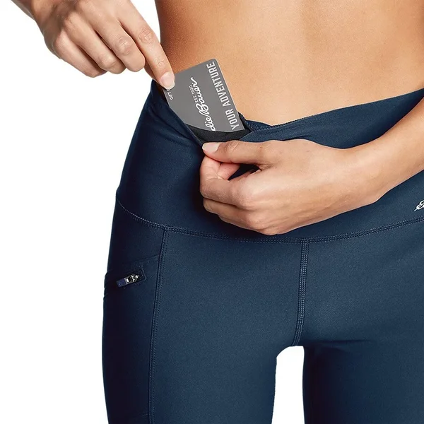Eddie Bauer Women's Trail Tight Leggings - High Rise - Blue - 3X - Hiking Bottoms
