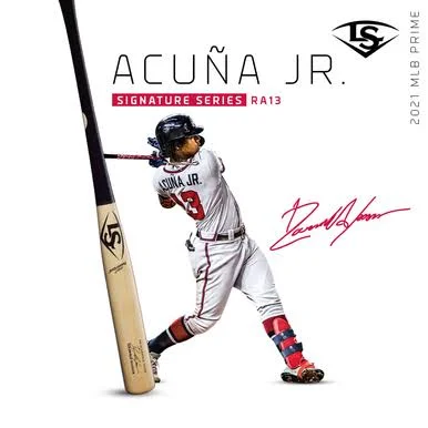 Louisville Slugger Prime Acuna - Maple RA13 Wood Baseball Bat