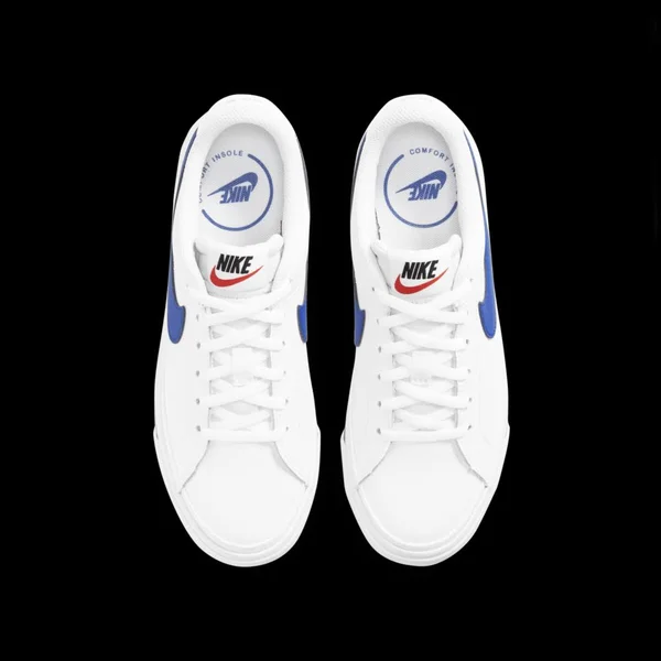 Nike Court Legacy Big Kids& Shoes in White - Size: 3.5Y, DA5380-101