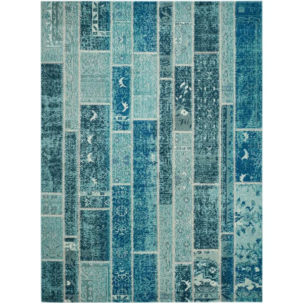 Safavieh Monaco MNC216K 5&1x22 x 7&7x22 Yellow, Multi Area Rug