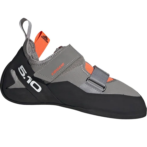 Five Ten Women's Kirigami Climbing Shoe - 10 - Dove Grey, Black, Solar Red