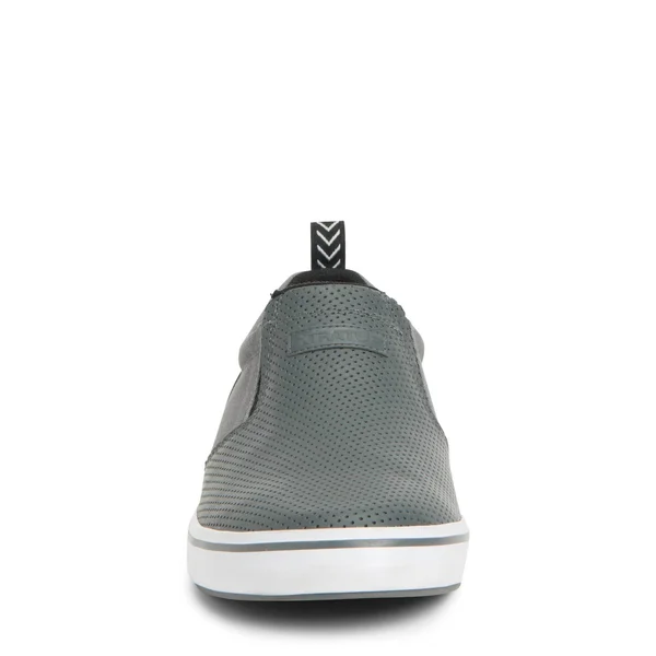 Xtratuf Men's Sharkbyte Leather Slip-On Shoes Gray Size - 10