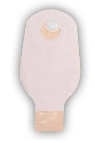 Convatec Sur-Fit Natura Two-Piece Drainable 10x22 Pouch with 2-Sided Comfort Panel and Tail Clip - Opaque, 57mm (2 1/4x22) Flange