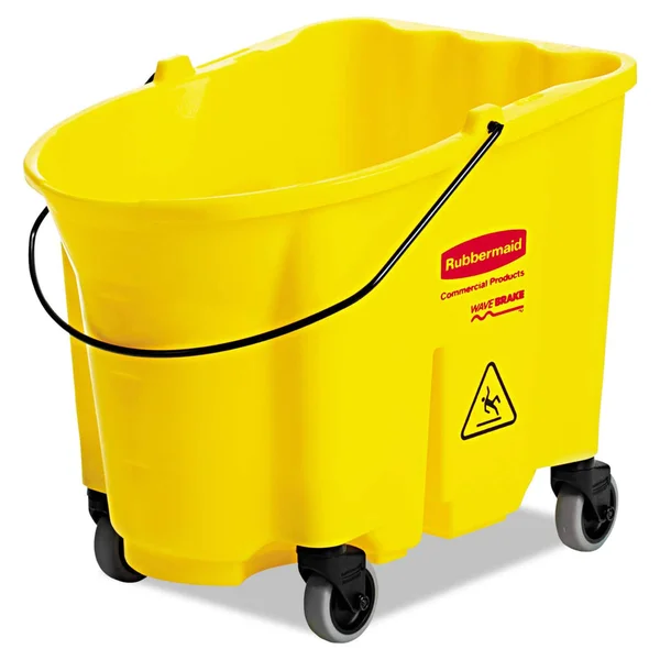 Rubbermaid Commercial Wavebrake Bucket - 8.75 gal, Yellow