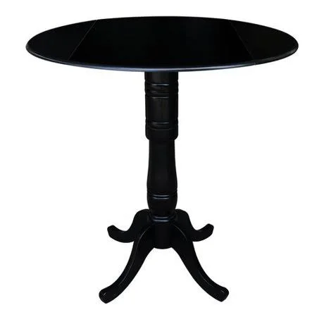Canora Grey Ollie Pub Table - Black
