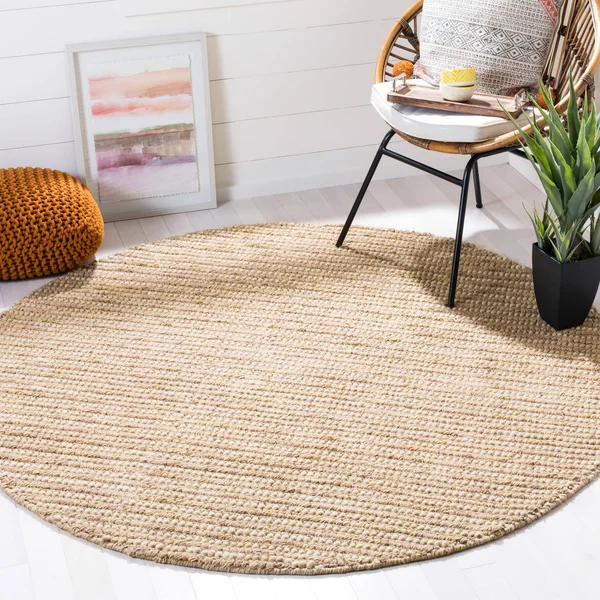 Safavieh Bohemian Beige/Multi 8 ft. x 8 ft. Round Area Rug