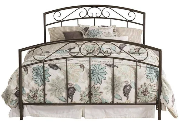 Hillsdale Wendell Full Bed Set Textured Black