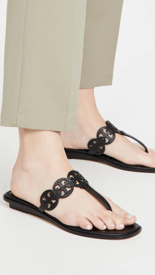 Tory Burch Women's Tiny Miller 10mm Thong Sandals