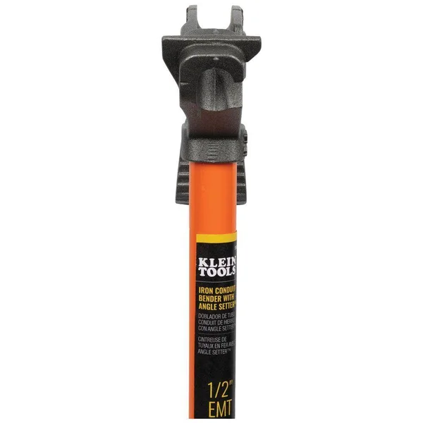 Klein Tools 51604 - Iron Conduit Bender 3/4-Inch EMT with Angle Setter