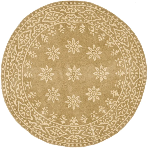 Martha Stewart by Safavieh Gracious Garden Wool Rug (4& x 6& - Spud)