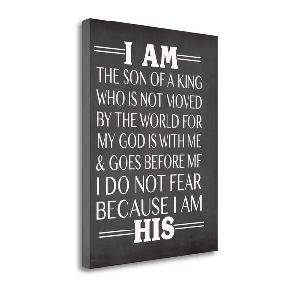 Tangletown Fine Art I Am His Son by Jo Moulton, Fine Art Giclee Print on Wrap Canvas, 18x23x22