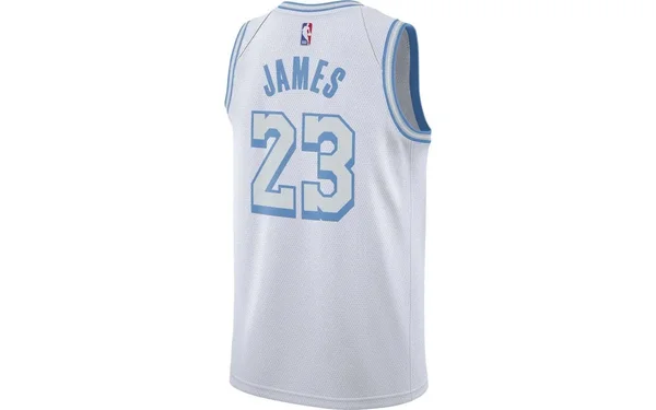Nike Lebron James Los Angeles Lakers White 2020/21 Swingman Player Jersey – City Edition Size: Medium