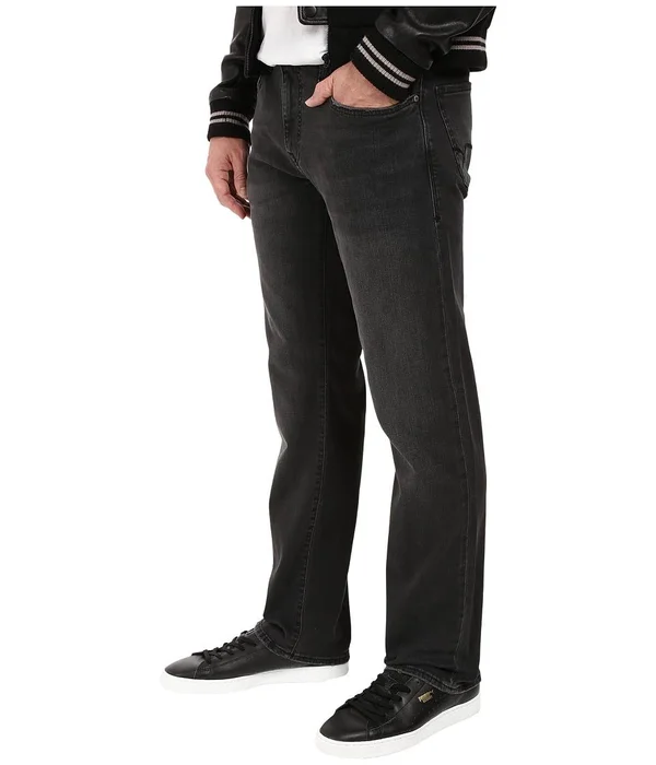 Mavi Men's Zach Straight Leg in Grey Williamsburg - Men's Jeans