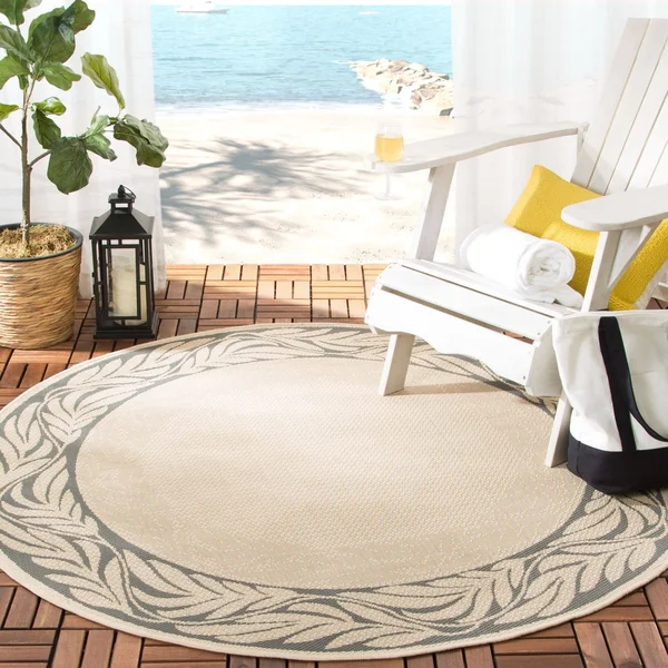 Safavieh Courtyard Area Rug CY1551 Natural, Terra, 6& 7x22 x 9& 6x22