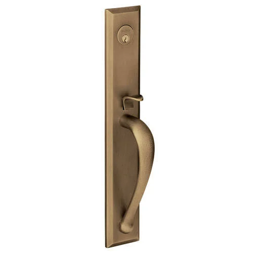 Baldwin M504112RENT Cody Full Escutcheon Right Hand Single Cylinder Entry Mortise Trim - Venetian Bronze