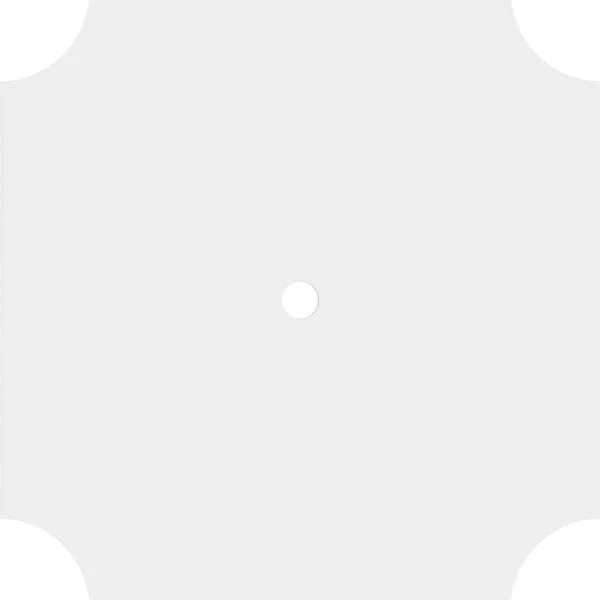 36 inchod x 2 inchid x 21 1/2 inchc x 1 inchp Locke Architectural Grade PVC Contemporary Ceiling Medallion