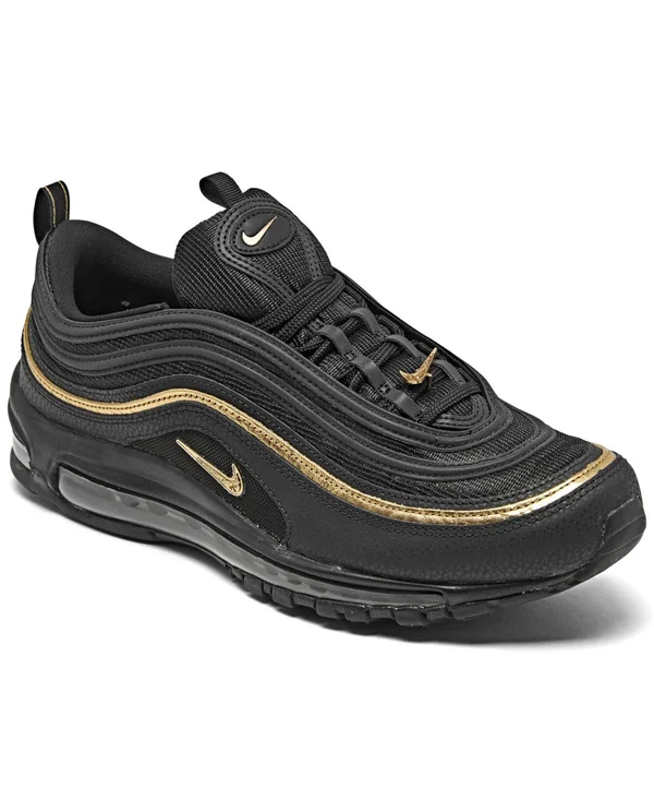 Nike Men's Air Max 97 Casual Shoes DC2190 - 14.0 - Black