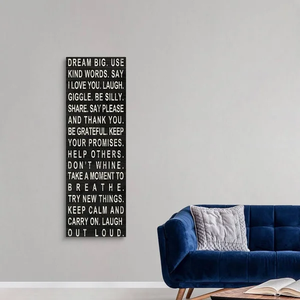 Dream Big, Canvas Wall Art, 20x60, Great Big Canvas