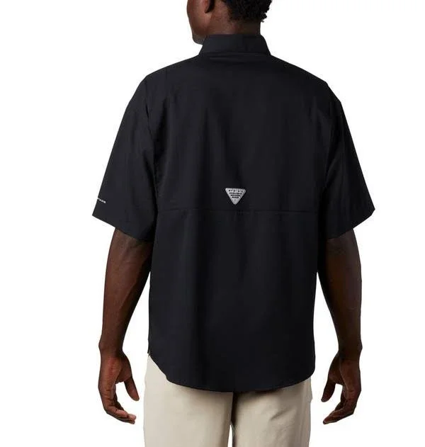 Columbia Men's Georgia Bulldogs Tamiami Short Sleeve Shirt, Black, Size: Small