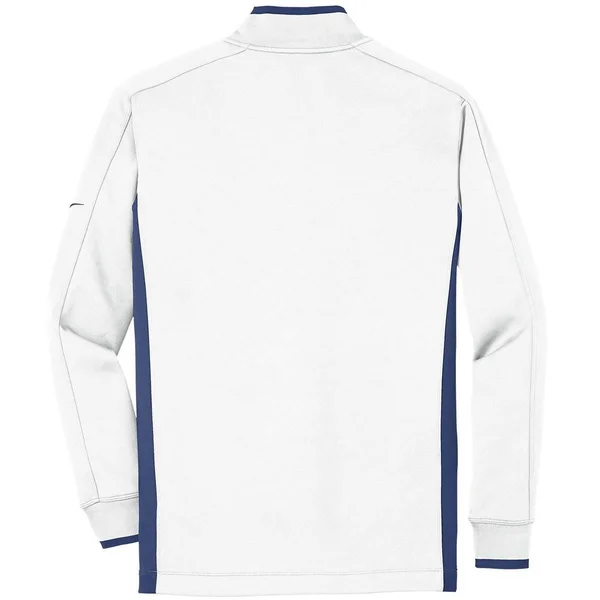 Nike 578673 Dri-Fit 1/2-Zip Cover-Up - White/Deep Royal/Volt - 3XL
