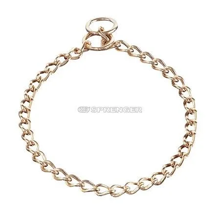 24 inch (60cm) Curogan 3.0 mm Choke Chain Slip Collar - Herm Sprenger, Choke-Slip Collar, 3 mm, Curogan, by Herm Sprenger fro