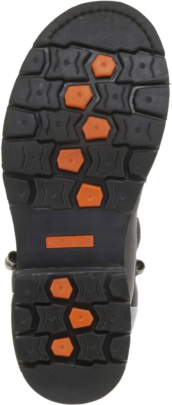 Harley-Davidson Men's Brake Light Motorcycle Boots, Twin Zippers. Wide D91680