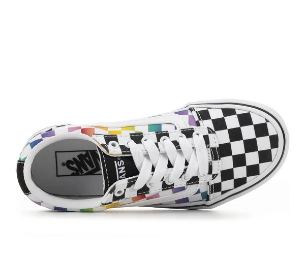 Girl's Vans, Ward Sneaker - Little Kid & Big Kid, 13.5 M, Synthetic & Fabric, Peltz Shoes