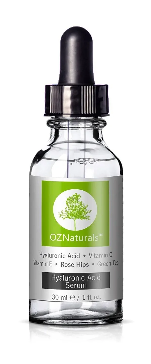 OZNaturals Anti-Aging Hyaluronic Acid Serum with Vitamin C - 1 oz.