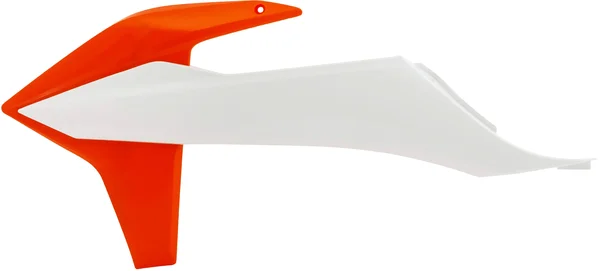 Acerbis - 2726516813 - Radiator Shroud White/Orange