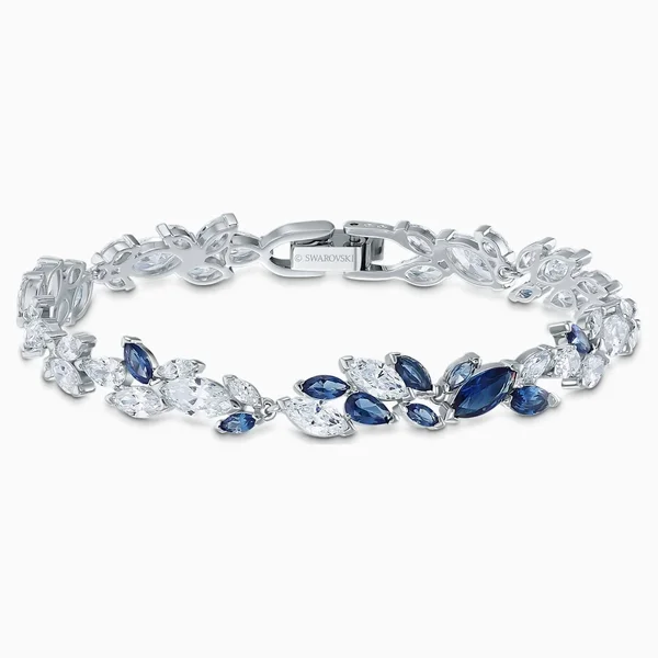 Swarovski Louison Blue + Silver Bracelet
