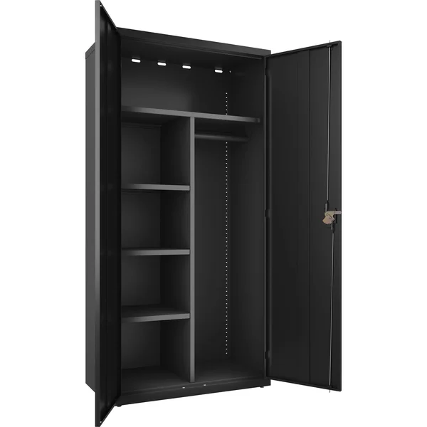 Lorell Wardrobe Cabinet, Black