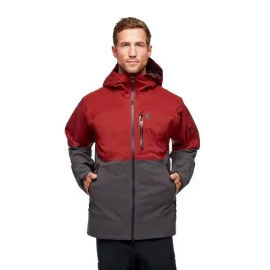 Black Diamond BoundaryLine Mapped Jacket - Men's Anthracite/Walnut - M