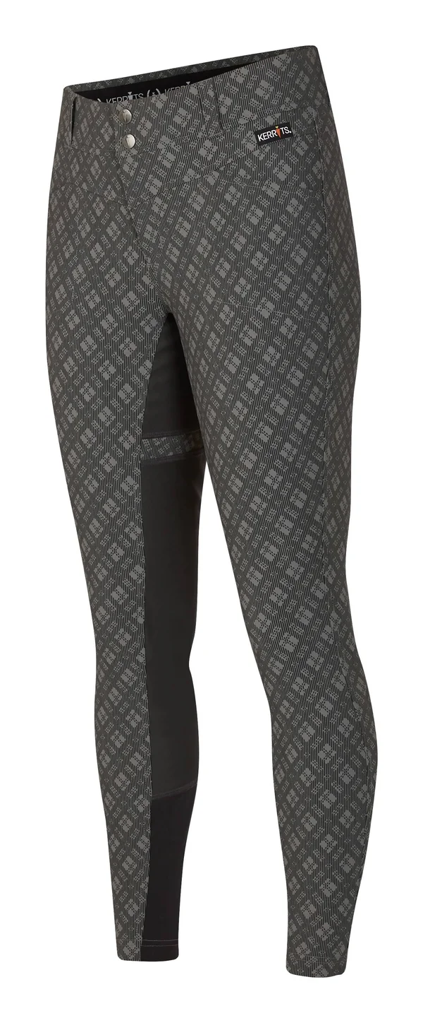 Kerrits Crossover II Full Seat Breech - XL - Flint Plaid