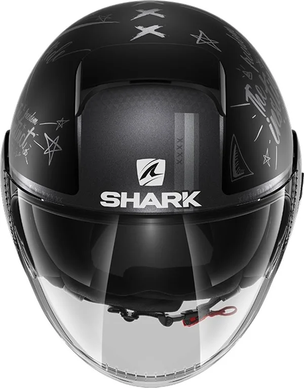 Shark Nano Helmet Tribute RM Mat Black Anthracite Silver Size L