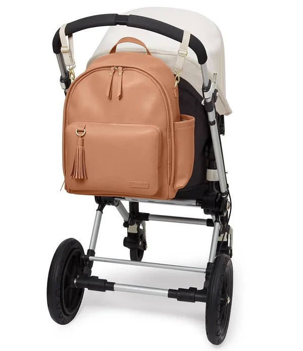 Skip Hop Greenwich Simply Chic Diaper Backpack - Caramel