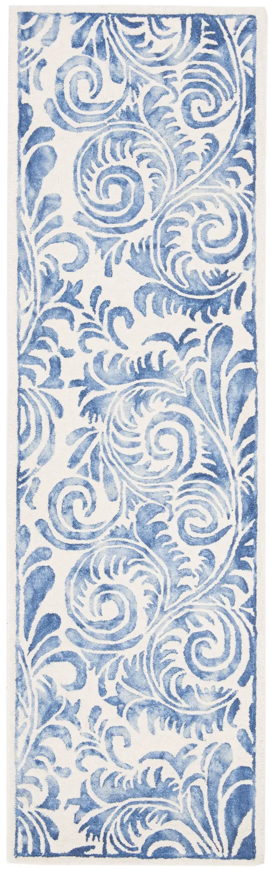 Safavieh Dip Dye DDY212M 4&0x22 x 6&0x22 Blue - Ivory Area Rug