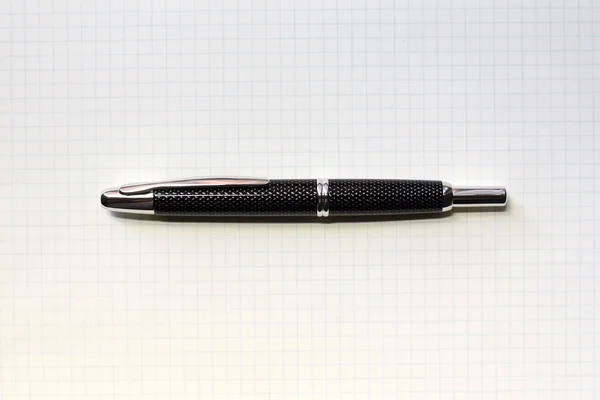 Pilot Vanishing Point Fountain Pen - Black Carbonesque - Stub NIB