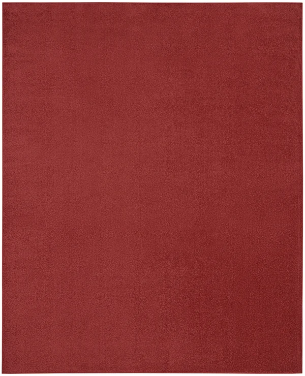 Nourison NRE01 Essentials 8 ft. x 10 ft. Area Rug in Brick Red