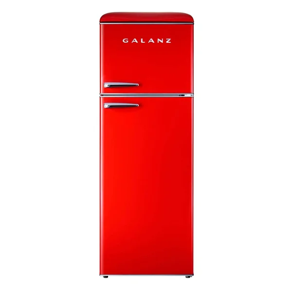 Galanz - Retro 12 Cu. ft Top Freezer Refrigerator - Red