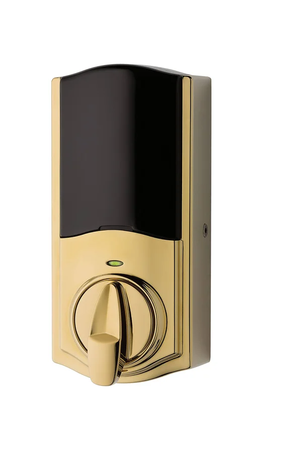 Kwikset Convert with Z-Wave Plus Polished Brass Smart Lock Conversion Kit