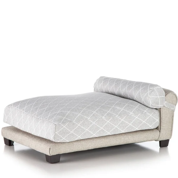 Club Nine Pets Belmont Orthopedic Dog Bed - Medium, Linen.
