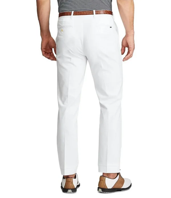 Polo Ralph Lauren Golf Tailored-Fit Flat-Front Stretch Chino Pants - Mens, 34 32, Basic Sand