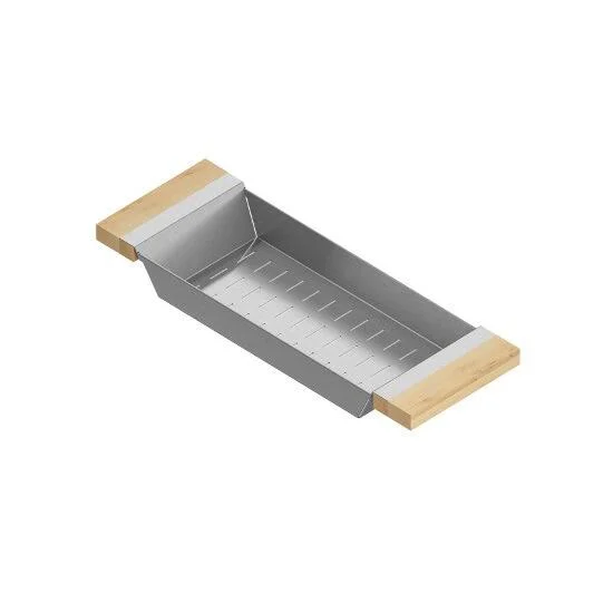 Julien - Colander for 16in Sink - Maple Handles, 6X17X2-1/4 - 205317