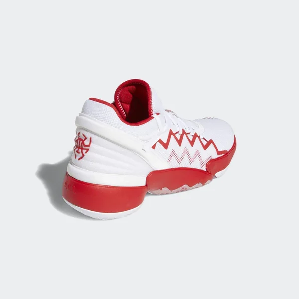 Adidas D.O.N Issue 2 Basketball Shoes Custom Colors, 13.5, White/Scarlet/White