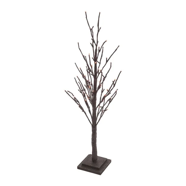 Gallerie II Large LED Lighted Glitter Tree in Black