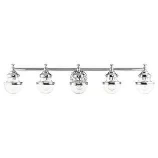 Livex Lighting 17415 Oldwick 5 Light 42x22W Vanity Light - Chrome